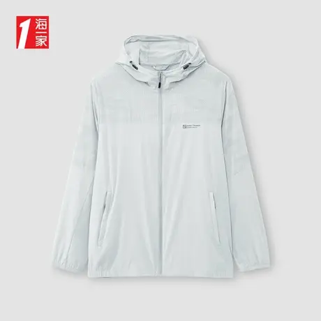 海一家连帽轻薄透气皮肤衣2025夏季新款日常休闲时尚男士夹克图片