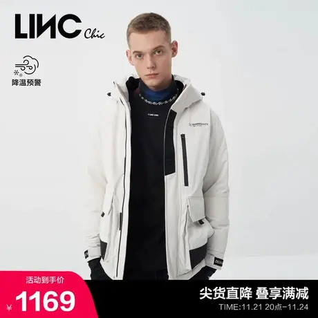 LINCCHIC金羽杰羽绒服情侣款户外短款羽绒服女冬季外套N22806357N图片