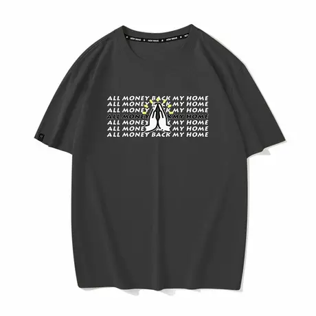 秀洛嗷嘛呢呗唛喉All Money back my home 所有钱回我家 短袖T恤商品大图