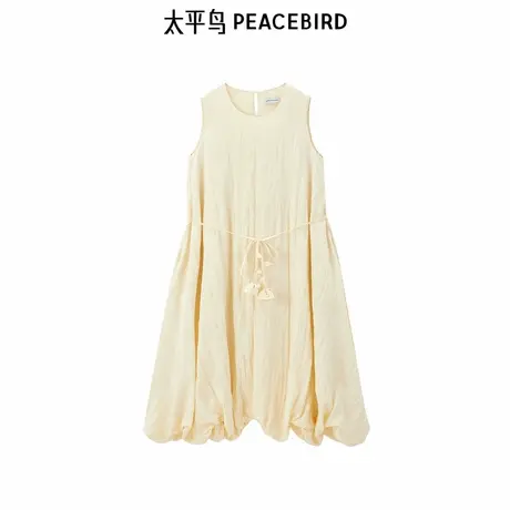 【商场同款】太平鸟女装2025年夏季新款无袖宽松连衣裙A1FAF2751商品大图