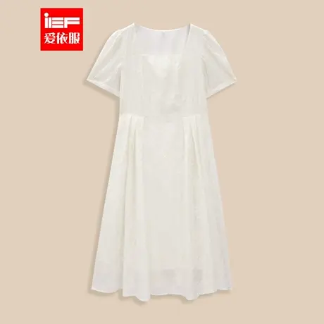 IEF/爱依服连衣裙2025夏季新款法式成熟优雅气质百搭显瘦连衣长裙商品大图