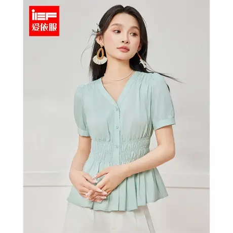 IEF/爱依服2025夏季新款韩版成熟女人味通勤百搭显瘦修身裙上衣图片