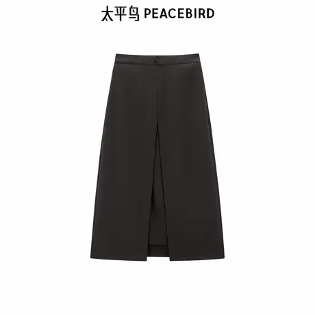 【商场同款】太平鸟女装2025年夏季新款西装长裙A1GFF241V商品大图