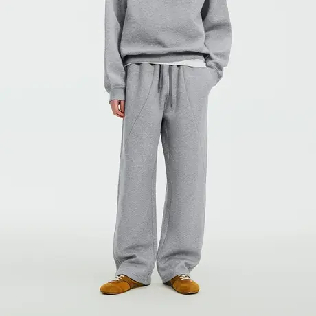 Lilbetter零压柔软五明治空气层宽松卫裤2025秋季运动休闲长裤男图片