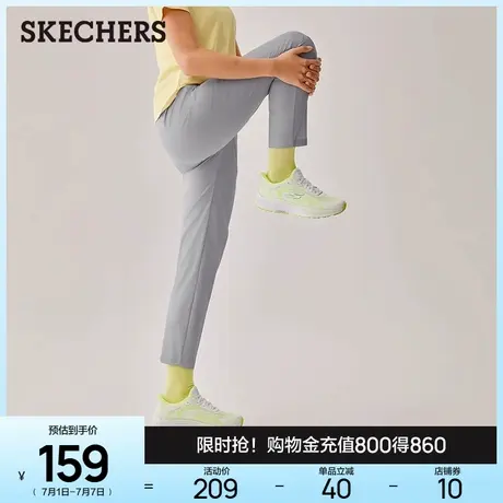 Skechers斯凯奇2025夏新款女休闲裤简约百搭束脚裤透气凉感运动裤商品大图