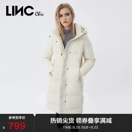 LINCCHIC金羽杰羽绒服女修身轻薄中长款羽绒服女冬季Y21806191商品大图