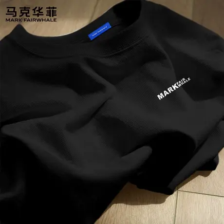 【重磅纯棉】马克华菲短袖T恤男款2025新款夏季潮牌学生半袖上衣X图片