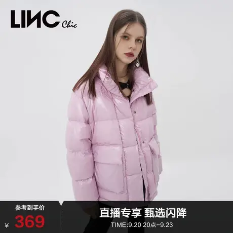 LINCCHIC金羽杰羽绒服男女同款短款羽绒服女冬季外套Y21805113图片