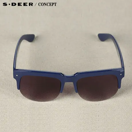 【新品】sdeer圣迪奥专柜正品女装复古半框防紫外线太阳镜5284531图片