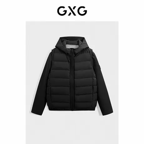 GXG男装多色短款连帽羽绒服23年冬季新品GEX1D2525694商品大图