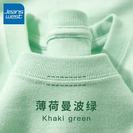 KV真维斯纯棉短袖t恤女夏2025新款 小个子宽松设计感小众半袖上衣商品大图