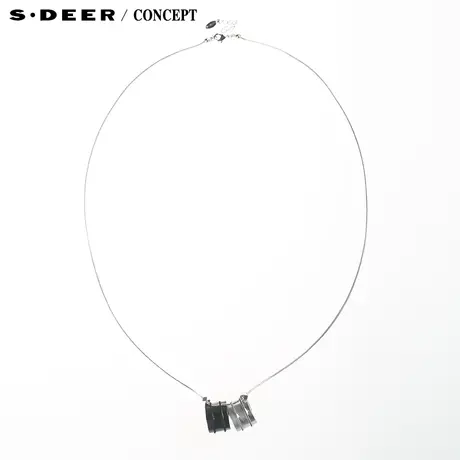 【新品】sdeer圣迪奥专柜正品女装现代几何挂饰项链5184327图片