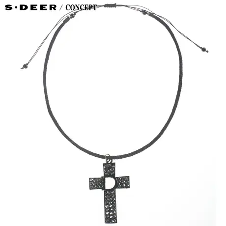 【新品】sdeer圣迪奥专柜正品十字架亮钻点缀项链5184337图片