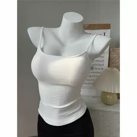 wan能打底！春夏新款优越外扩显胸带胸垫可拆卸内搭小吊带背心bra图片