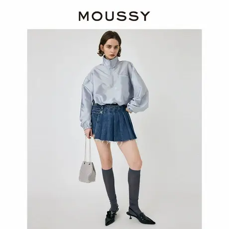 MOUSSY 夏季甜酷风两件套可拆卸牛仔裤半身裙女010HSS11-0170商品大图