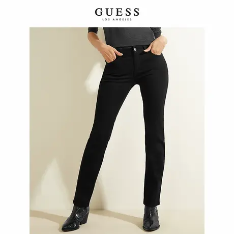 GUESS2020新款秋女士经典直筒牛仔长裤-YK3D8130K商品大图