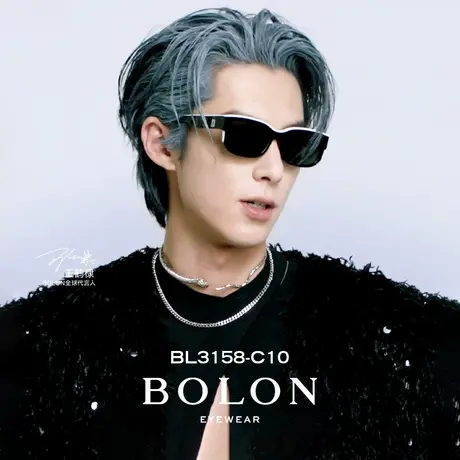 Bolon X D.Desirable  特别联名款太阳镜女酷感方框墨镜男BL3158商品大图