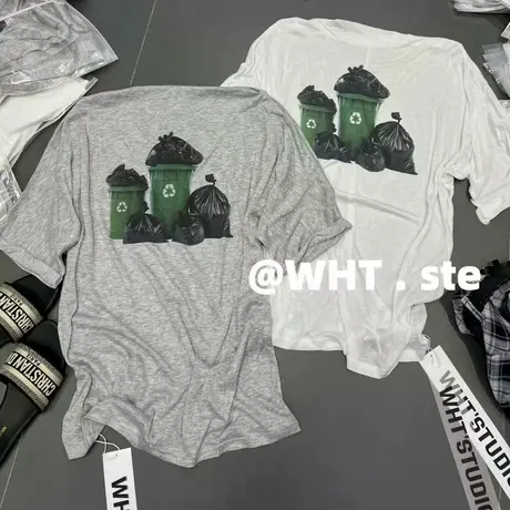 韩国东大门夏时髦印花一字肩薄款短袖T恤女百搭宽松慵懒露肩上衣商品大图