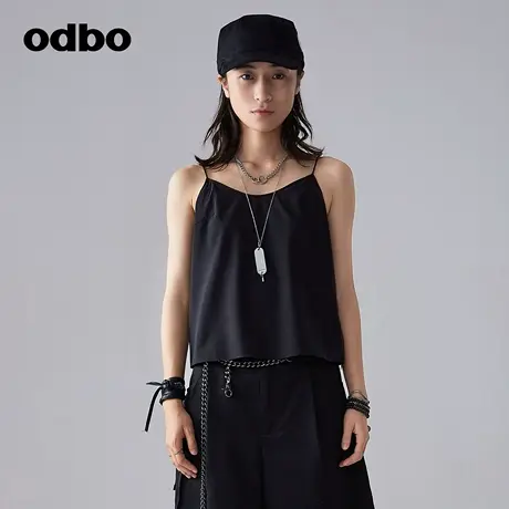 odbo/欧迪比欧原创设计百搭吊带背心女早夏新款外穿内搭上衣商品大图
