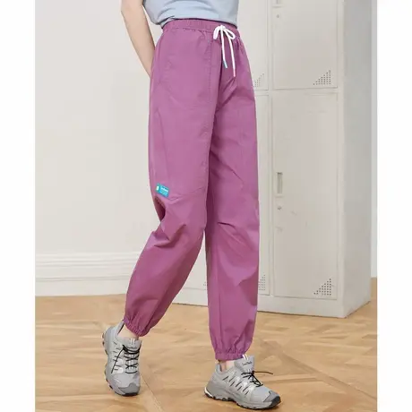 a02【多巴胺系列】运动休闲百搭户外束脚裤夏纯棉女式休闲裤商品大图