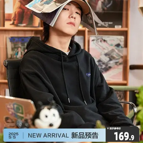 唐狮2025春秋新款卫衣男士连帽美式青少年外套上衣外套帽衫潮PX图片