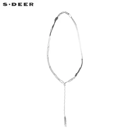 sdeer圣迪奥女装2020夏装新品个性休闲流苏拼接腰链S22284405图片