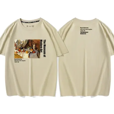 秀洛保罗尚塞静物油画博物馆系列世界名画周边衣服打底衫短袖T恤商品大图
