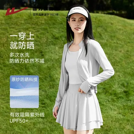 回力修身立领防晒服女2025新款夏季户外防紫外线速干防晒外套z3商品大图