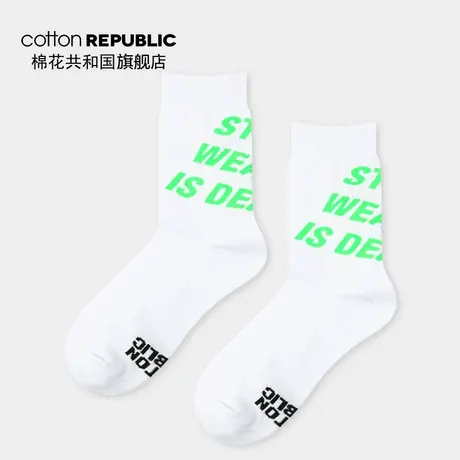 @Cotton Republic/棉花共和国女士中筒袜图片