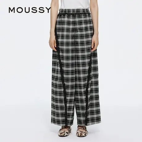 MOUSSY 2025夏季新品休闲慵懒风蕾丝花边宽松休闲裤028ISA31-3551商品大图