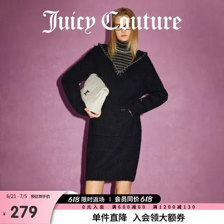 Juicy Couture橘滋春夏新款毛衣时尚休闲百搭针织裙毛织连衣裙女商品大图