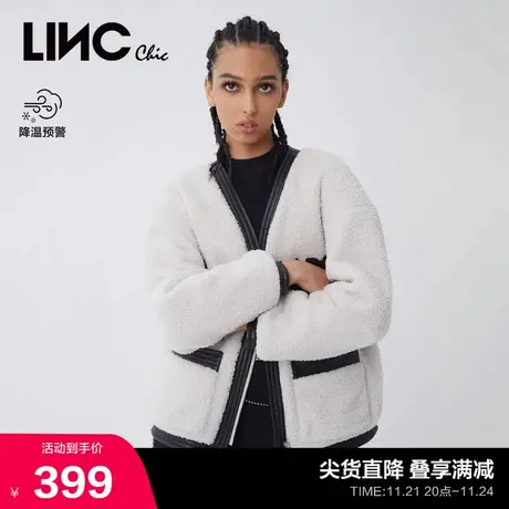 LINCCHIC金羽杰羽绒服女夹克短款轻薄羽绒服女冬季外套Y21301061商品大图