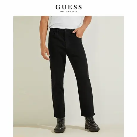 GUESS男士倒三角LOGO青春时尚休闲直筒牛仔裤-ML4D4183商品大图