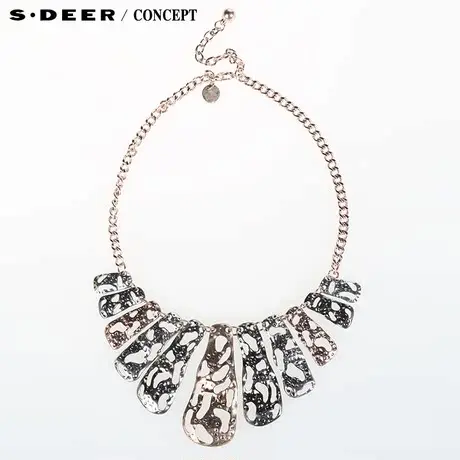 【新品】sdeer圣迪奥专柜正品女装民族风镂空挂片项链5184302图片