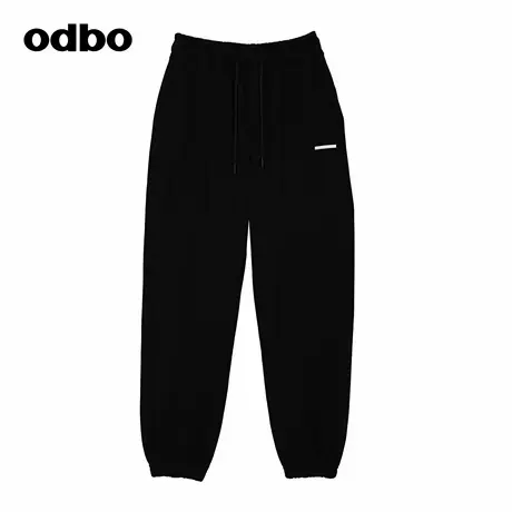 odbo/欧迪比欧时尚精品时装秋冬新款针织休闲裤潮奢简约运动卫裤商品大图