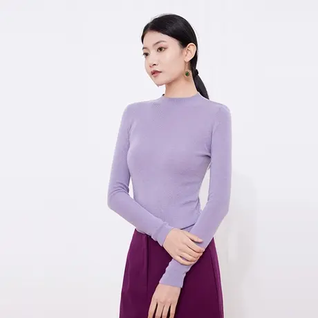希区瑞普外穿百搭打底女半高领针织衫内搭长袖商品大图