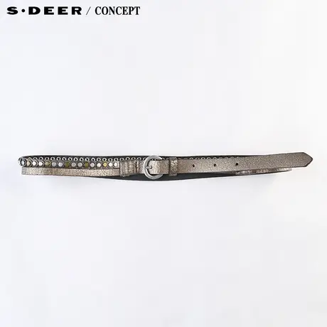 【新品】sdeer圣迪奥专柜正品女装时尚设计感组合腰带S15284442图片