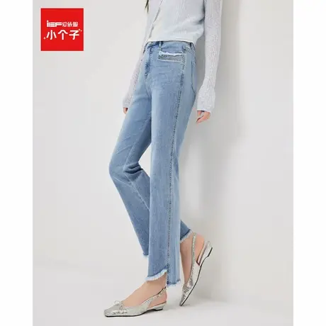 IEF/爱依服裤子2025春夏新款韩版成熟小女人气质通勤风牛仔喇叭裤商品大图