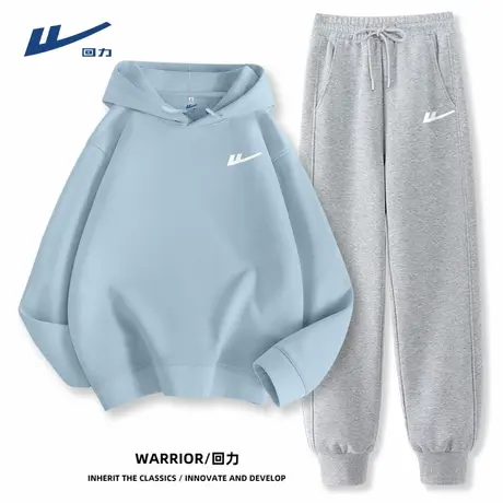 回力开春穿搭一整套小个子洋气时尚宽松卫衣休闲运动套装女春秋款商品大图