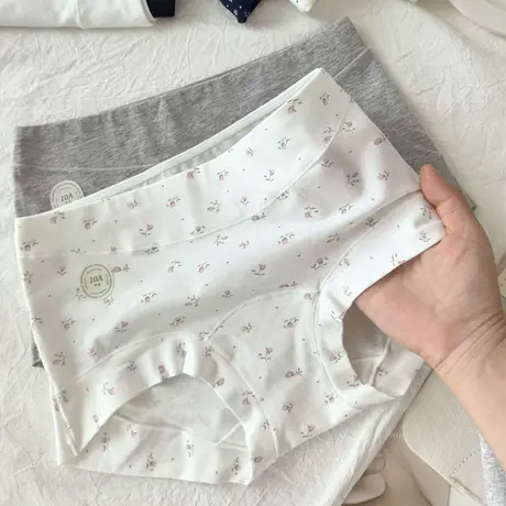 纯棉内裤女大码10A抑菌加长裆女士小平角打底短裤安全裤2025新款商品大图