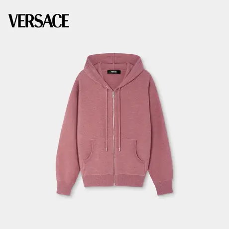 【季末优惠】VERSACE/范思哲 女士Medusa毛巾布拉链连帽衫商品大图