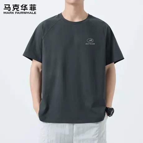 马克华菲男士短袖t恤2025新款美式潮流夏日男装户外速干衣服男款X图片