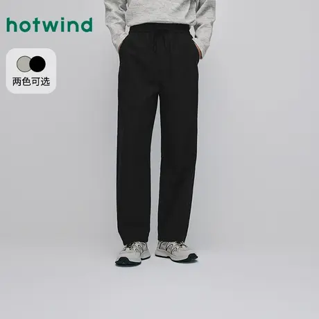 热风2025年秋季新款男士休闲弯刀裤商品大图