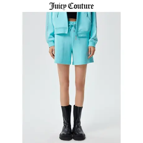 Juicy Couture橘滋春夏新款短裤宽松美式运动针织短裤套装女商品大图