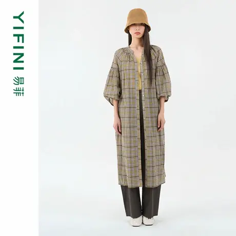 [专柜同款]易菲H型中袖连衣裙商品大图