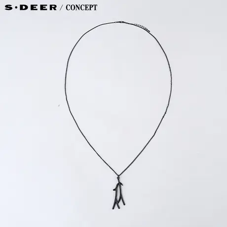 【新品】sdeer圣迪奥专柜正品女装象形字复古韵味装饰项链图片