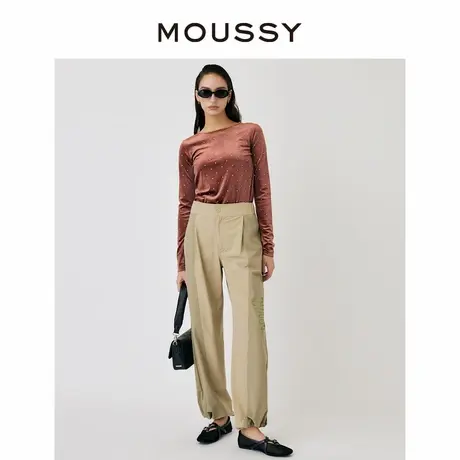 MOUSSY 夏季新品龙年限定工装裤龙纹刺绣休闲裤028HS830-0281商品大图