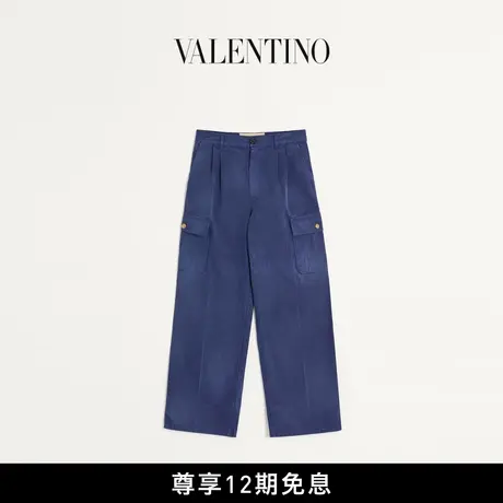 [早秋新品][12期免息]华伦天奴VALENTINO男士牛仔工装裤图片