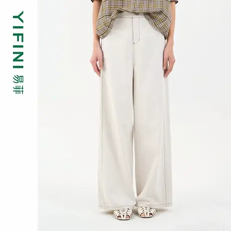 [专柜同款]易菲阔腿长牛仔裤商品大图