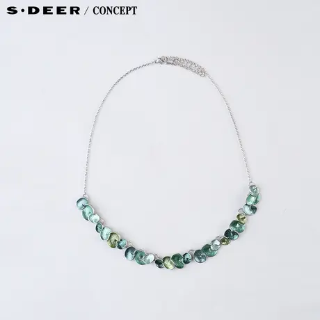 【新品】sdeer圣迪奥女装民族风情花饰项链S15384336图片